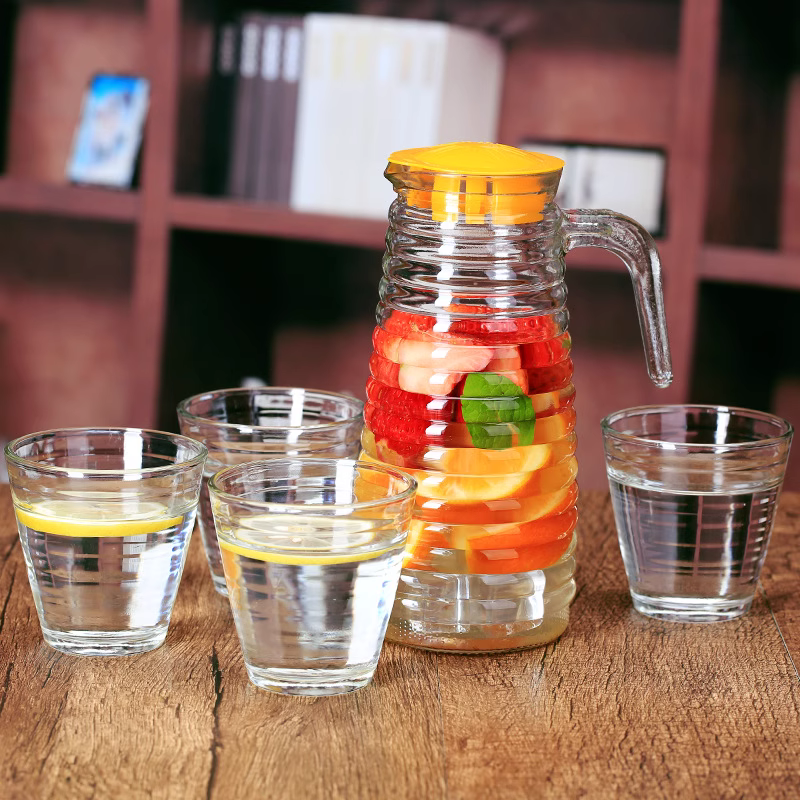 طقم عصائر دورق + 4 كوب