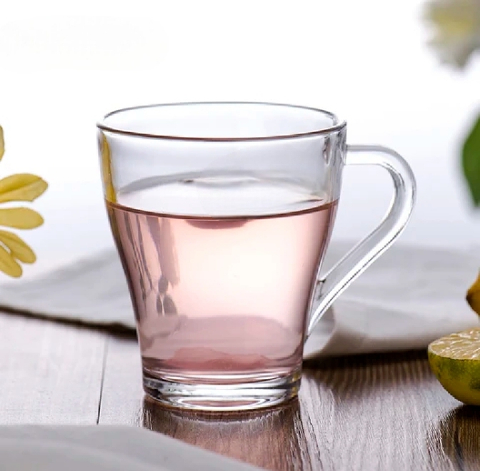 طقم مجات شاي زجاج 6 قطعه