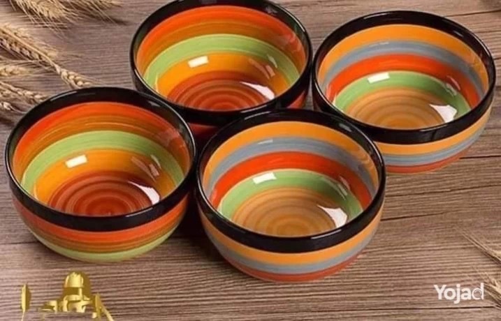 صحن شوربه الوان مقاس 4.5 بوصه