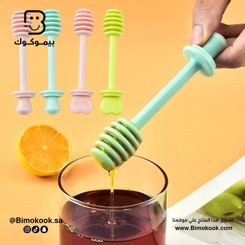 مجموعه ملاعق عسل بلاستيك 3 حبه
