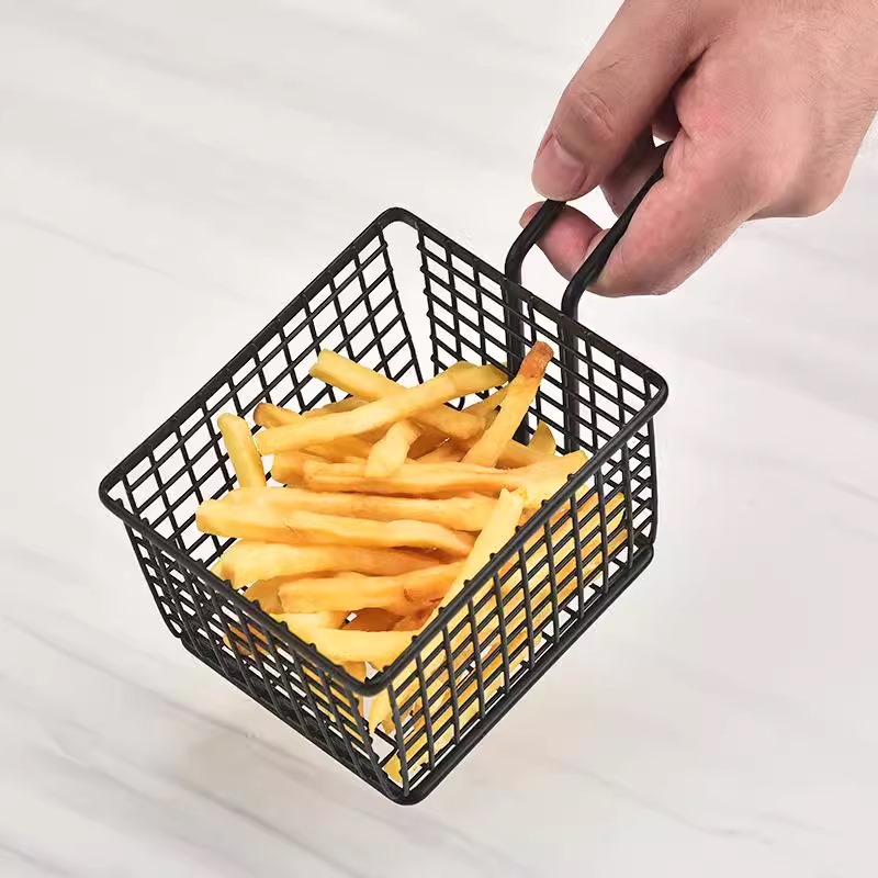 شبكه تحمير وتقديم الباطس اسود مربعه