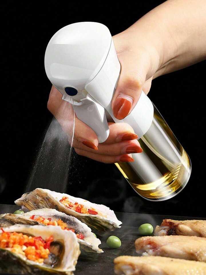 بخاخ وموزع زيت زجاج بغطاء الوان سعه 200 مللي