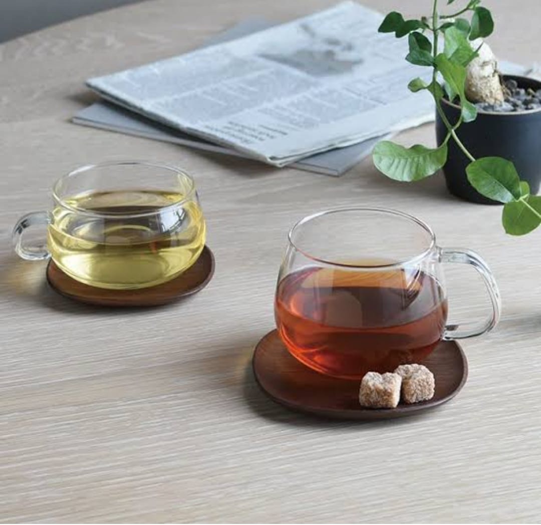 كوب زجاجي شفاف 1 حبه COFFE CUP سعه 190 ML