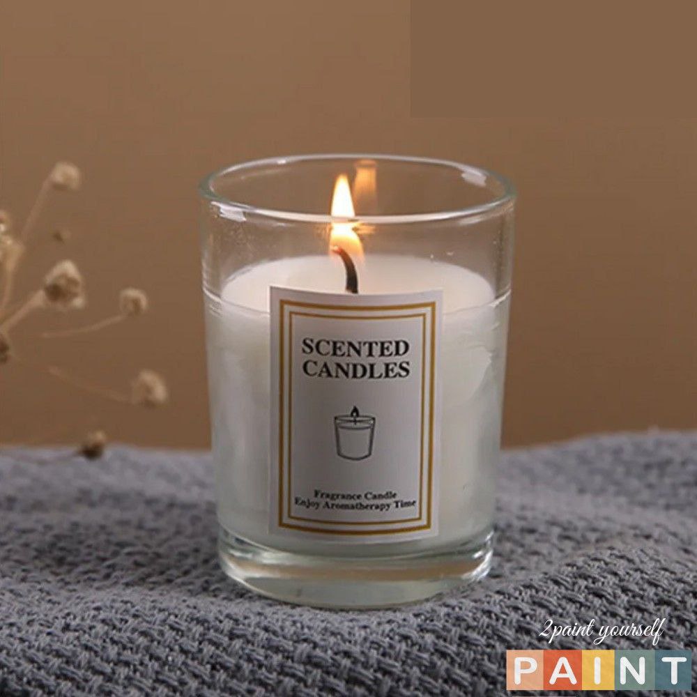 كاسه شمع معطر زجاج مغلقه حجم كبير