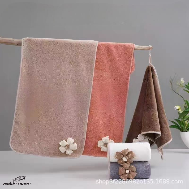 فوطه قطيفه الوان 75*35 سم فلوري towel