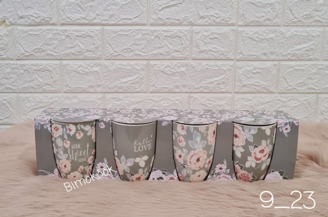 طقم مجات سيراميك 4 حبه C