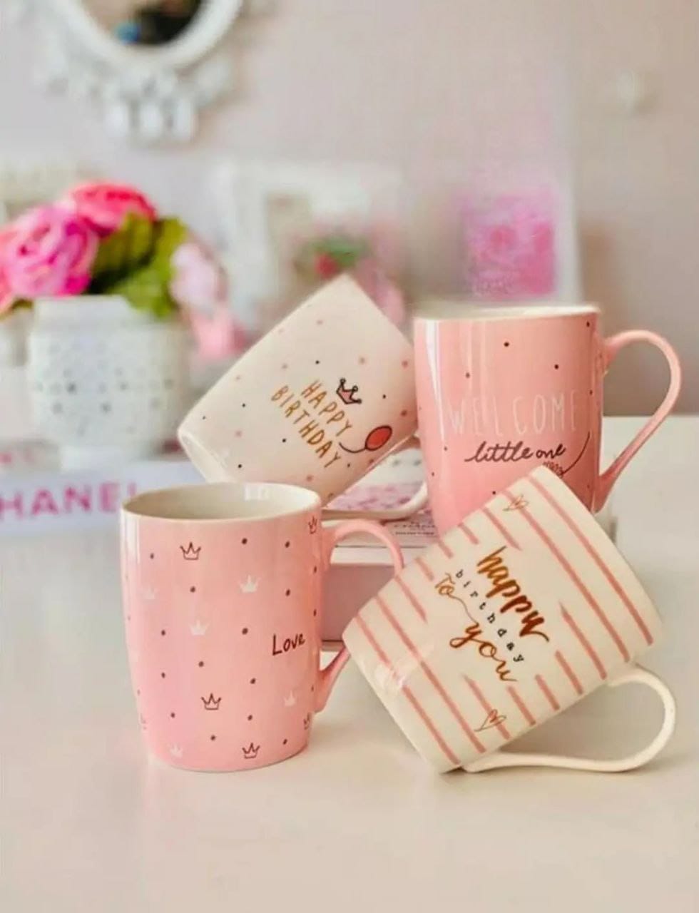 طقم مجات سيراميك 4 حبه G