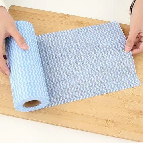 رول مناديل تنظيف الوان مقاس 25*25*40 سم