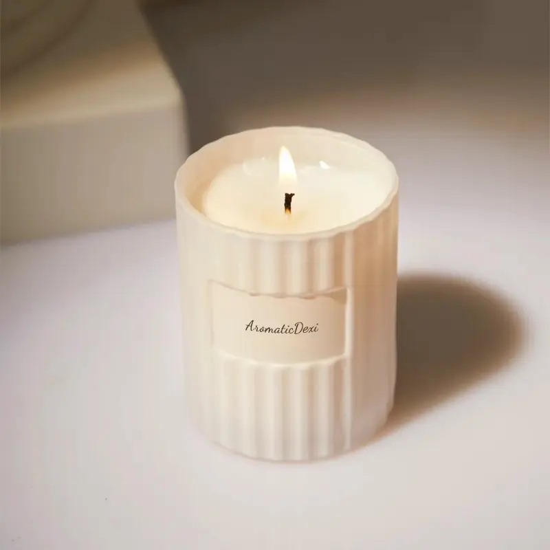 كاسه شمع معطر متوفر ب 6 روائح مختلفه 1 حبه