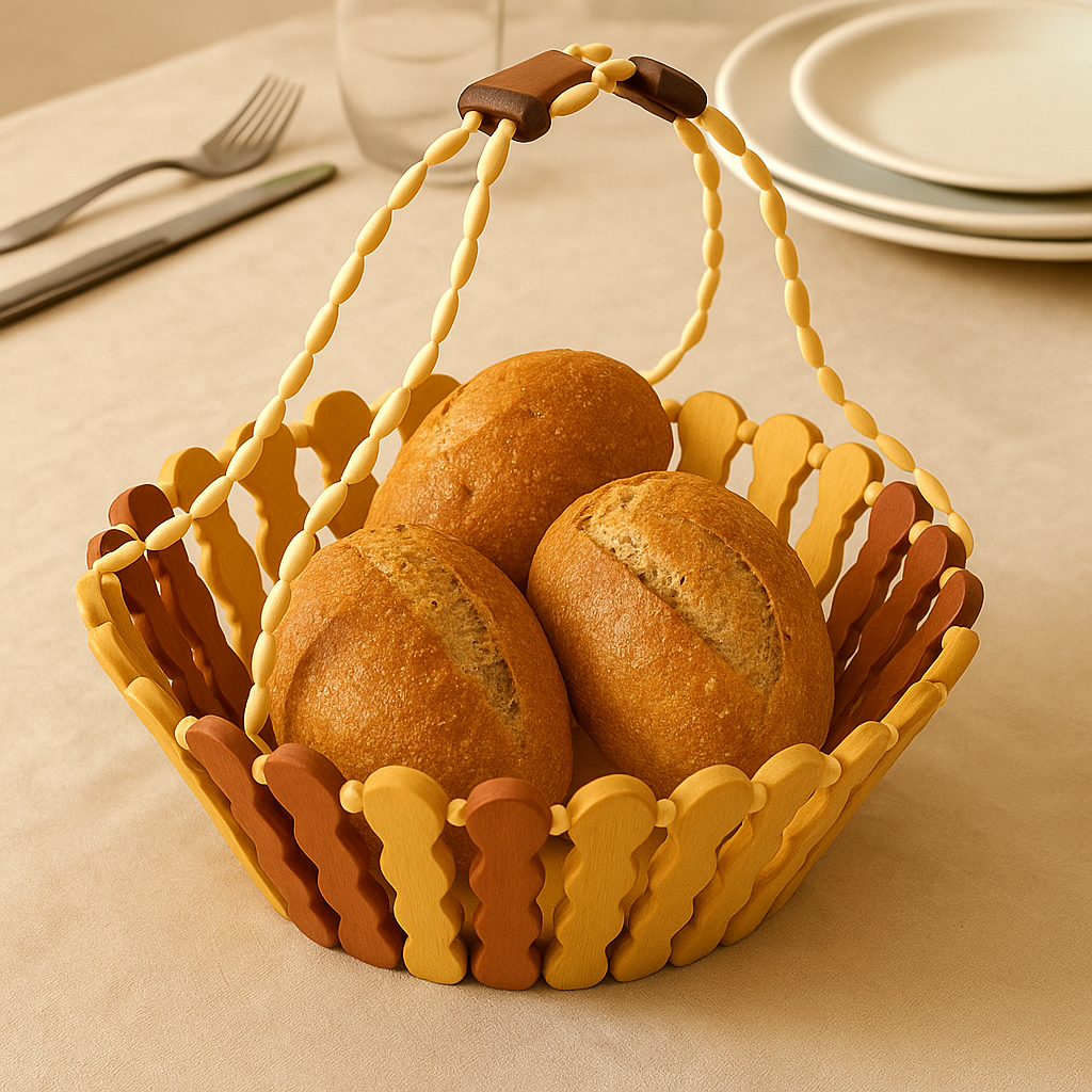 عياشه تقديم خبز حجم صغير