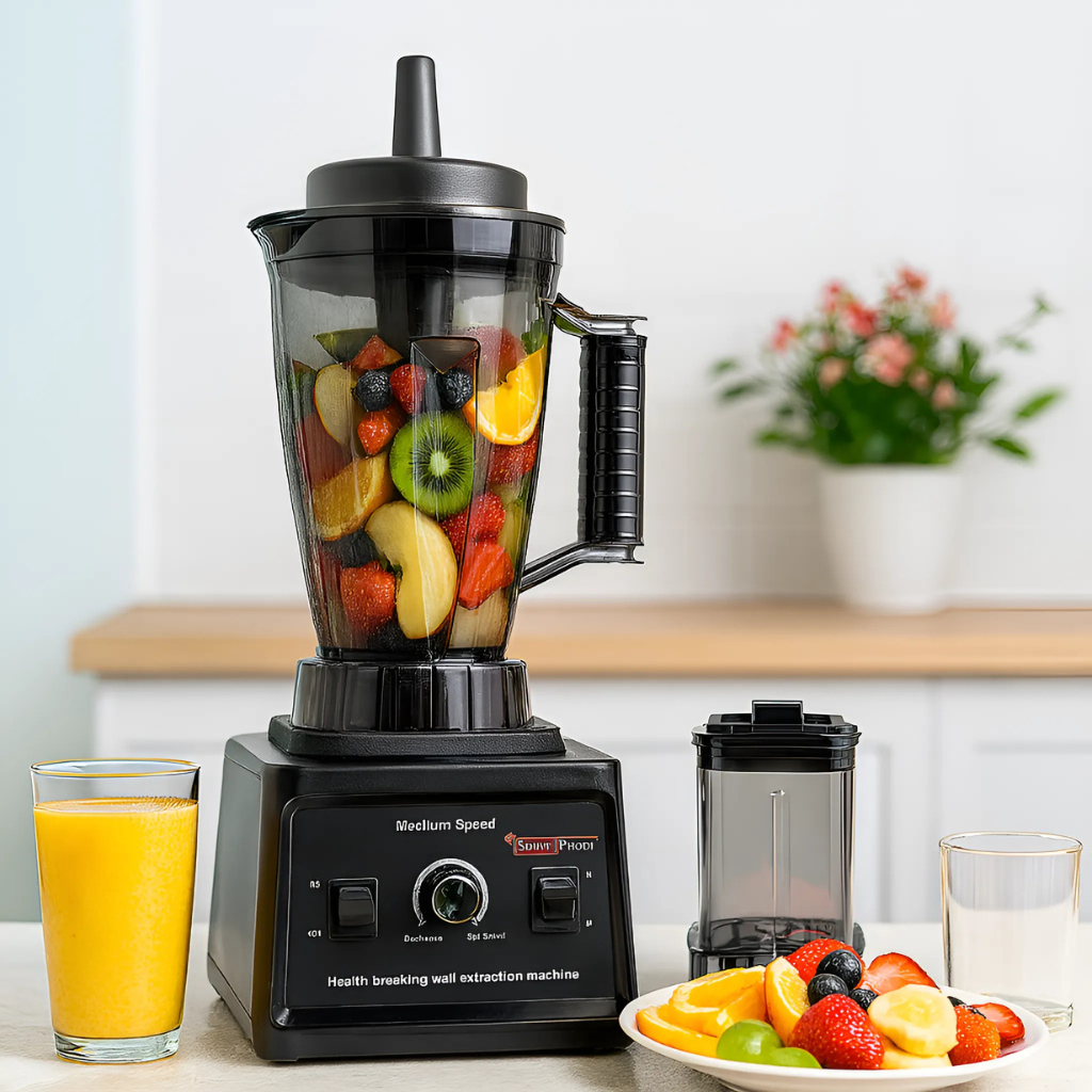 طقم خلاط بالمطحنه اسود 2*1 8000 W .