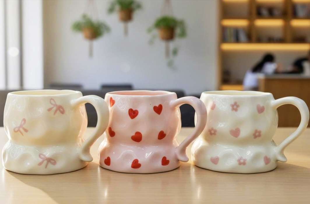 مج بورسلين شي ان بقاعده اشكال قلب و فيونكه