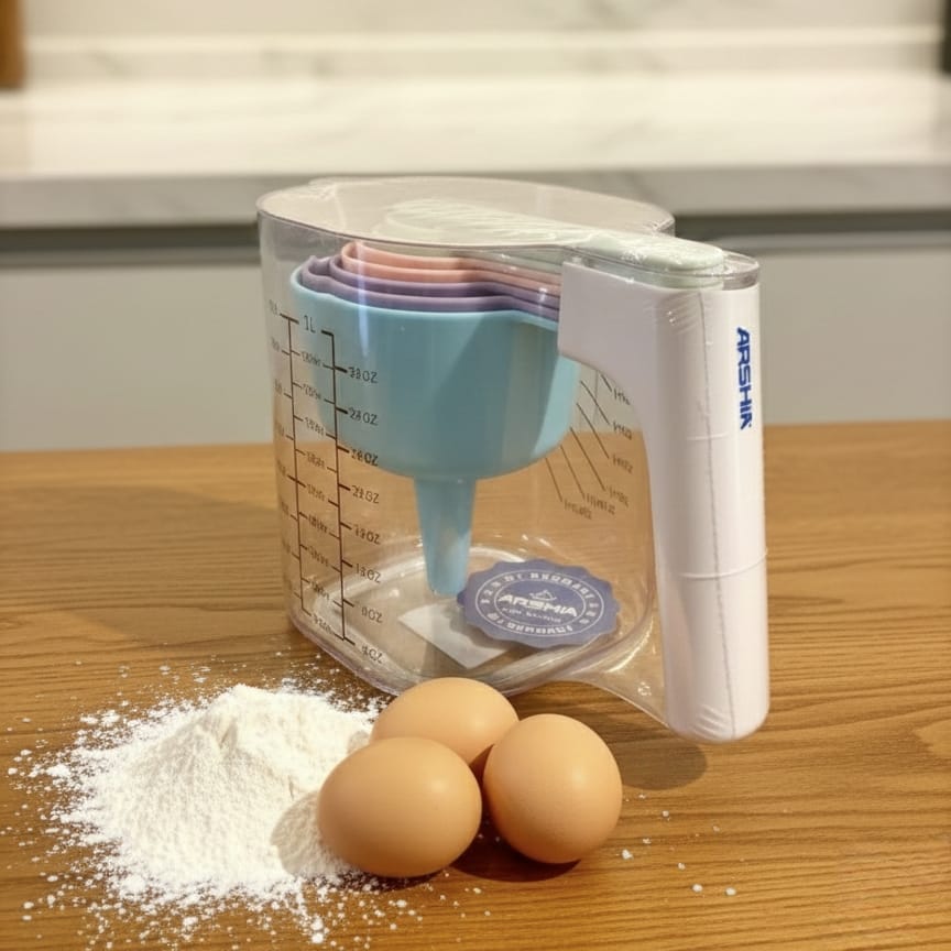 معيار اكريلك ارشا 1 لتر + طقم معاير مقاسات