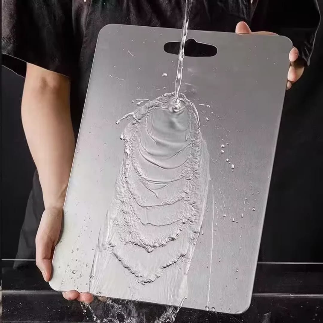 لوح تقطيع استيل 34*23*11 سم