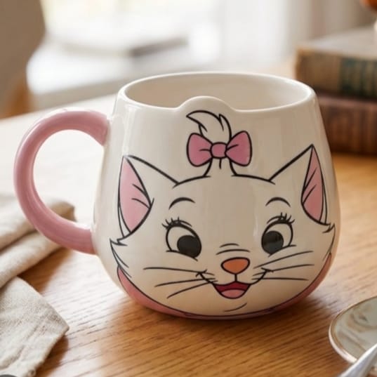 مج ماغنسيوم فرداني  ابيض Kitty يد بينك