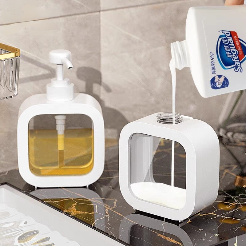 مضخه صابون مربع الوان جديد 500 ml
