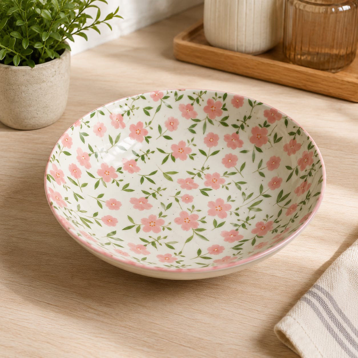 صحن بورسلين فرداني فلاور 17cm