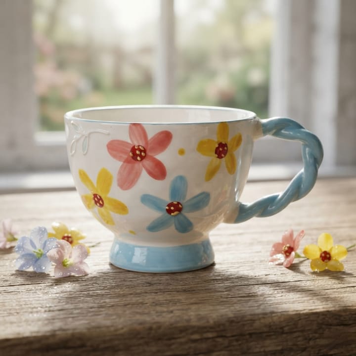 مج بورسلين فلوري الوان يد بابلز لبني