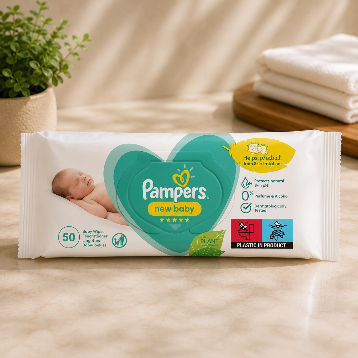 مناديل للاطفال Papmers