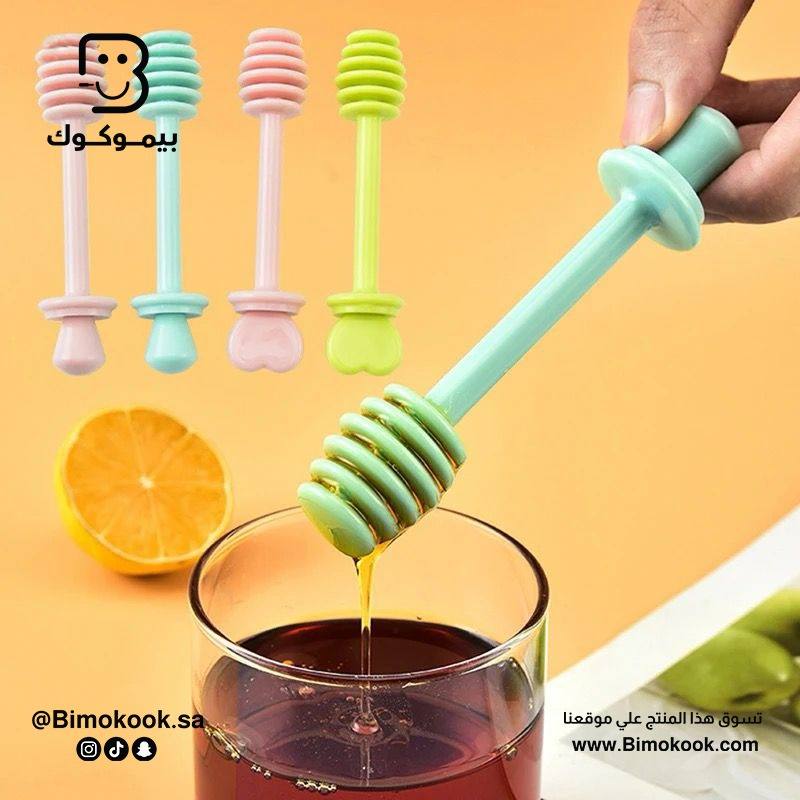مجموعه ملاعق عسل بلاستيك 3 حبه